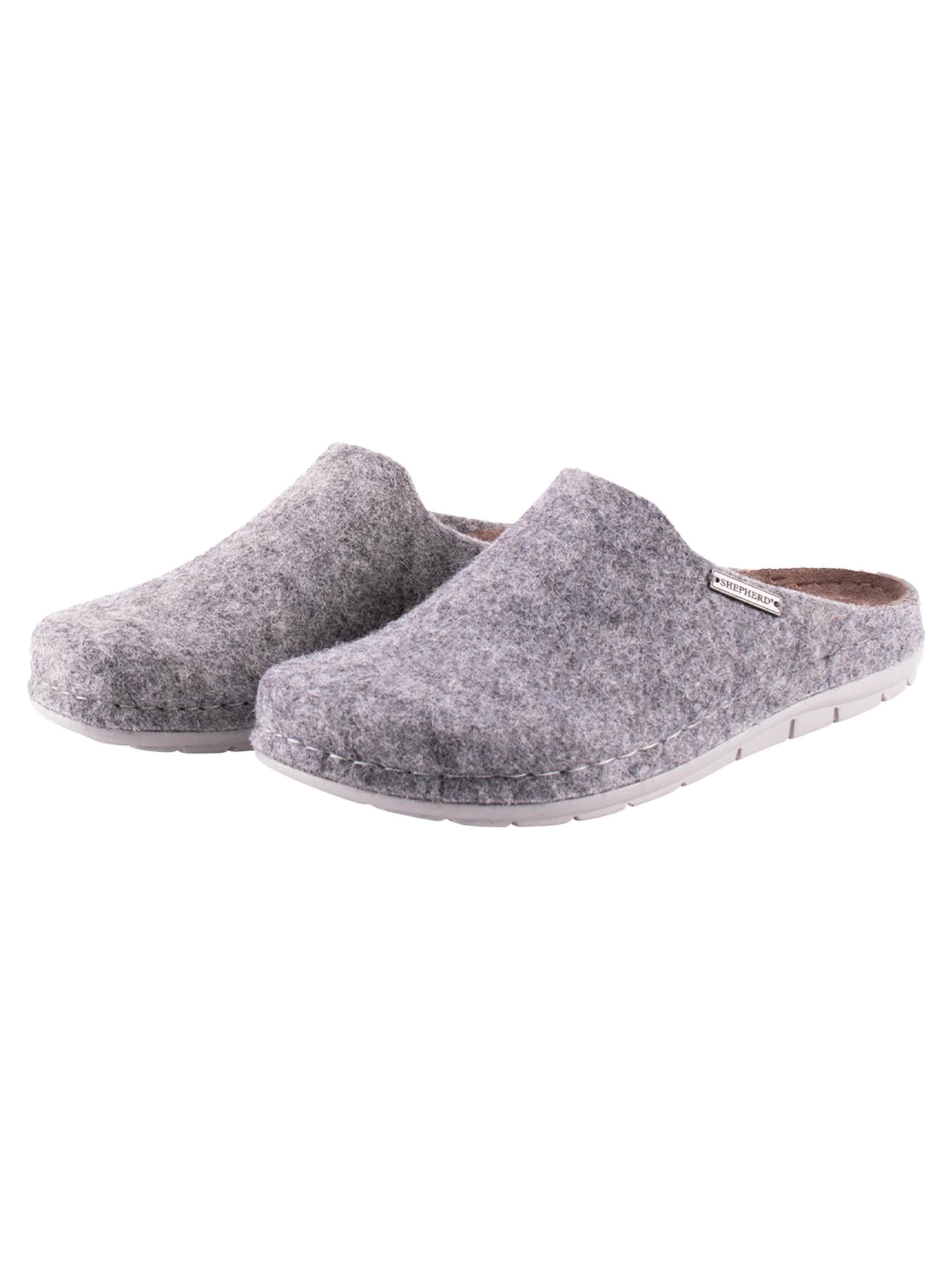 SHEPHERD Slippers 'Annsofie' in Grey