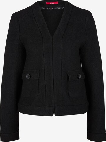 s.Oliver Blazer in Black: front