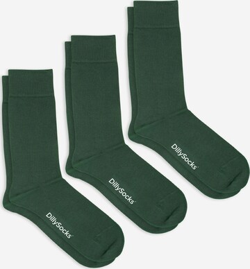 DillySocks Sokken in Groen: voorkant