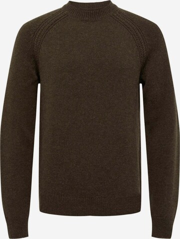 Bertoni Sweater 'Magne' in Brown: front
