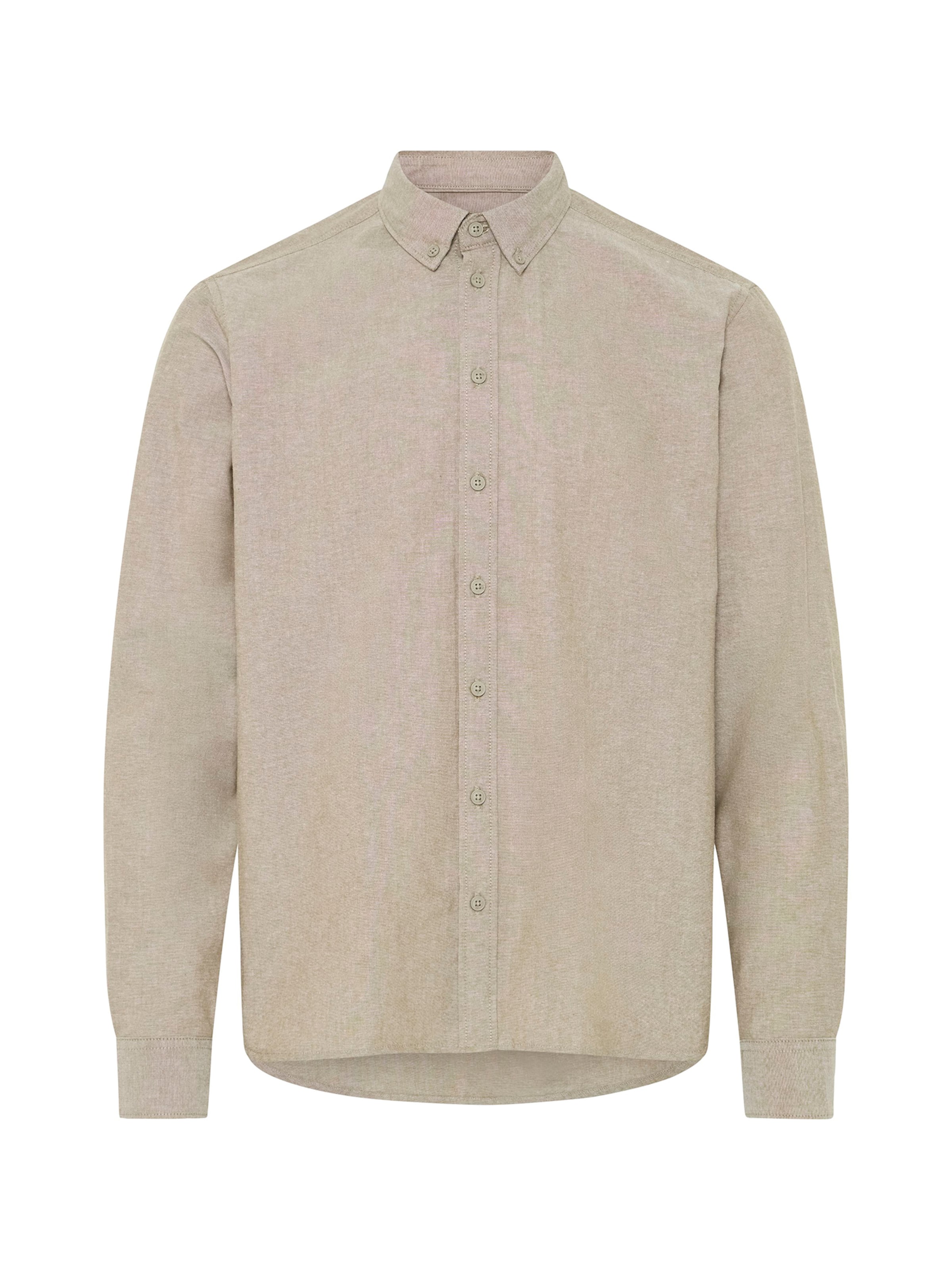 BLEND Regular Fit Skjorte 'BHADAS' i beige: forside