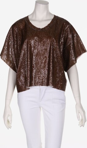 Mm6 By Maison Margiela Top & Shirt in L in Brown: front