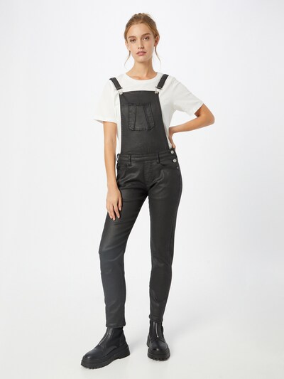 Pantaloni raiați 'FALI' Le Temps Des Cerises pe negru denim, Vizualizare model