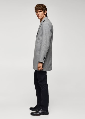 MANGO MAN Between-Seasons Coat 'Hake' in Grey