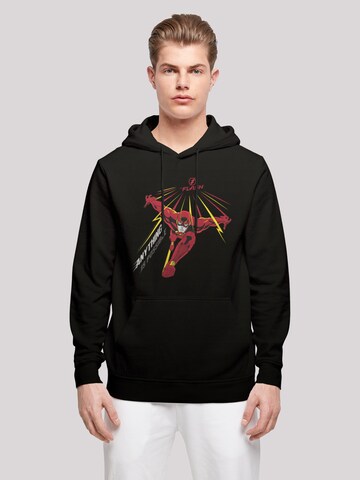 F4NT4STIC Sweatshirt 'DC Comics The Flash Anything Is Possible' in Zwart: voorkant