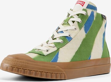 CAMPER High-Top Sneakers 'Camaleon 1975' in Green: front