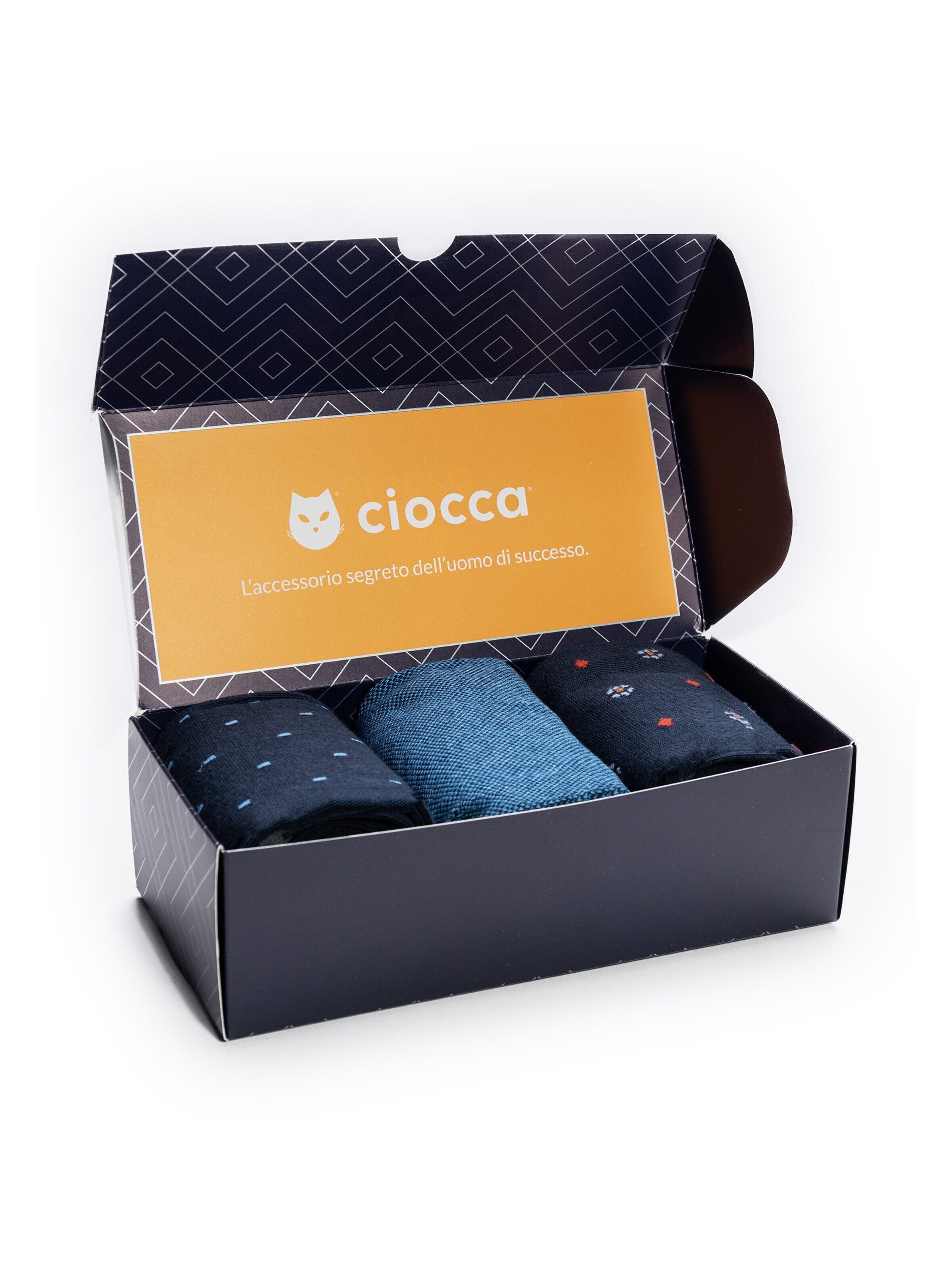 Gambaletto '3 Pack Calze Lunghe Fantasia - Confezione Regalo - Ciocca' di Ciocca in colori misti