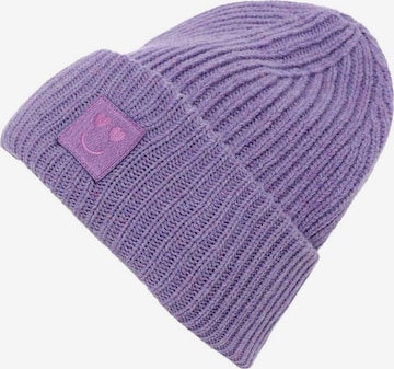 Zwillingsherz Beanie in Purple: front