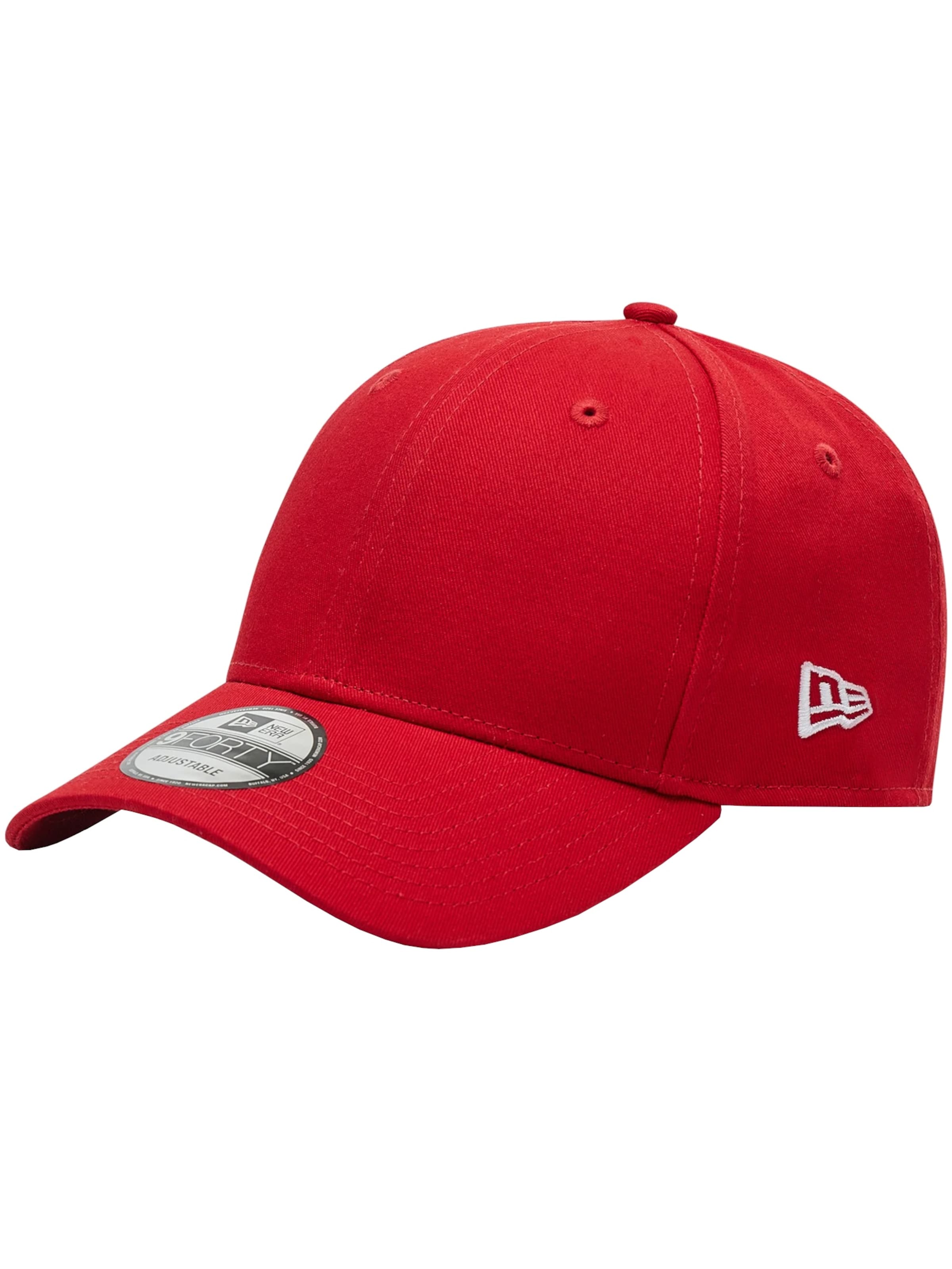 NEW ERA Cap 'New Era 9FORTY Flag Cap' in Red: front