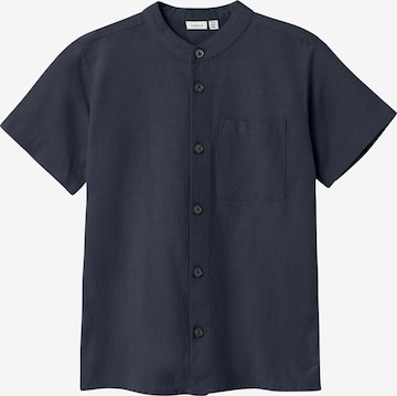 NAME IT Regular fit Overhemd 'FAHER' in Blauw: voorkant