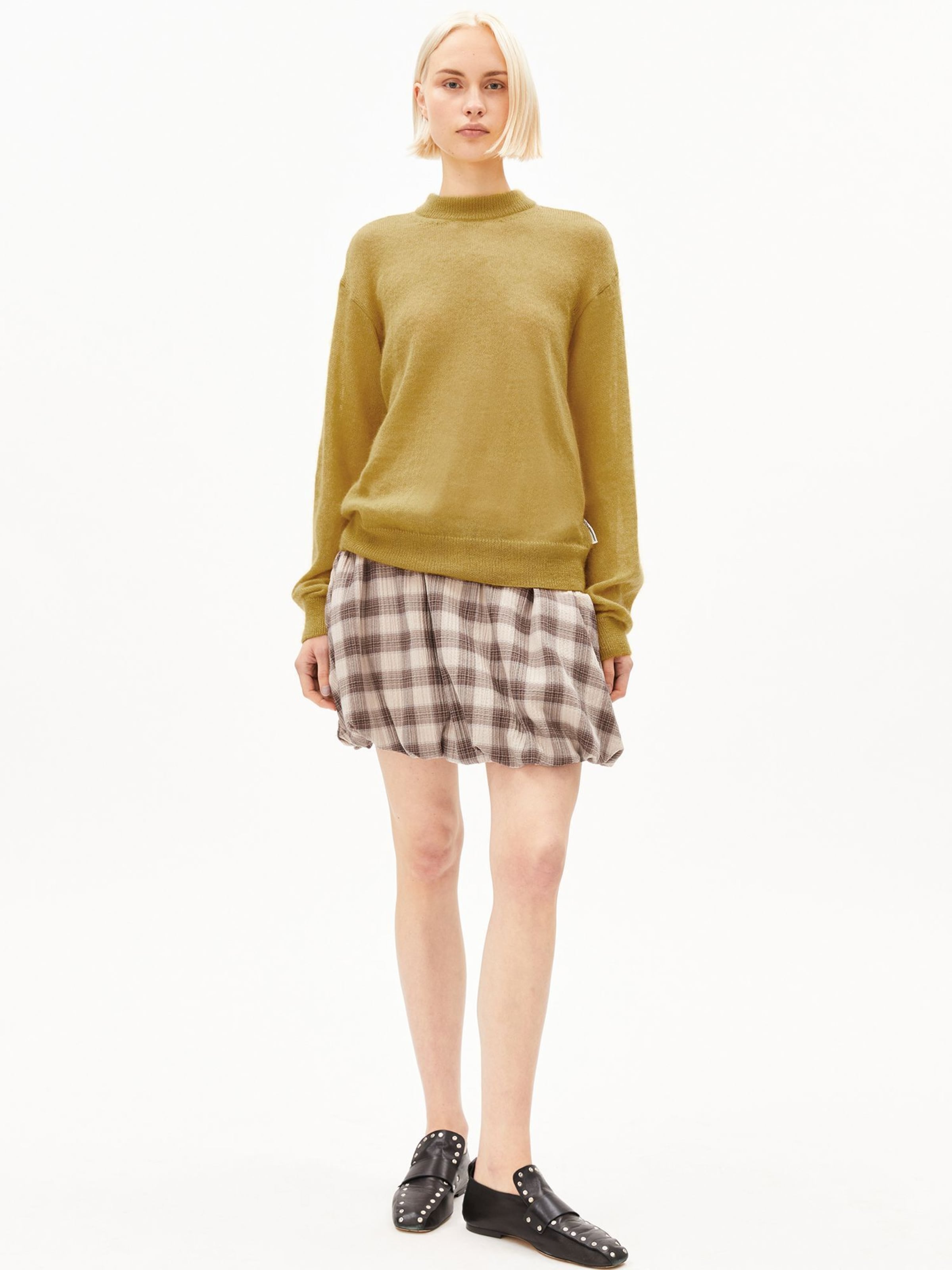ARMEDANGELS Skirt in Brown: front