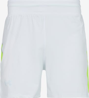 UNDER ARMOUR Workout Pants 'LAUNCH ELITE' in White: front