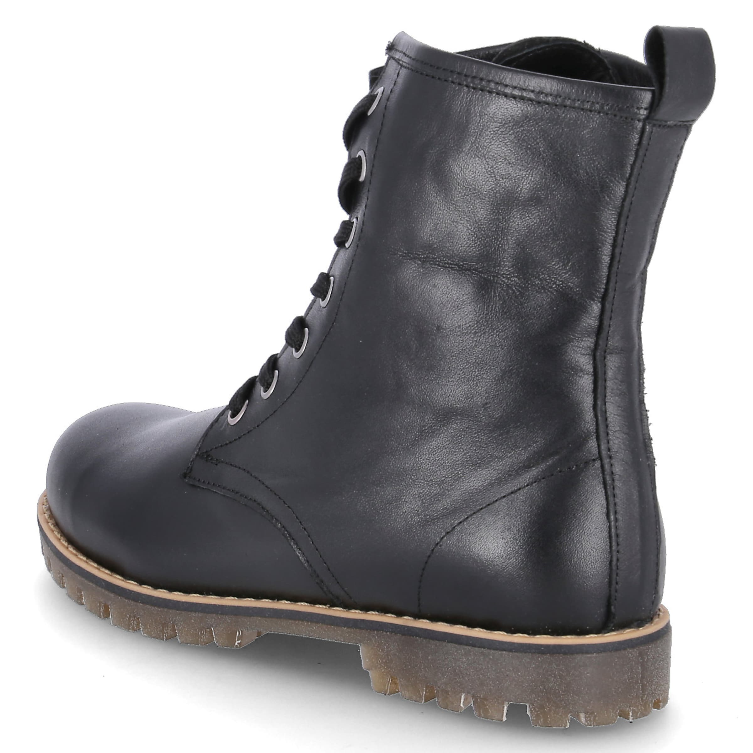 ANDREA CONTI Lace-Up Ankle Boots in Black