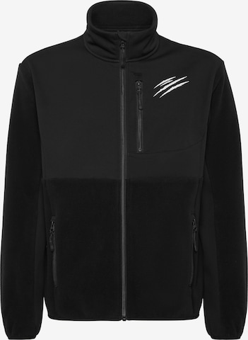 Plein Sport - Chaqueta polar en negro: frente