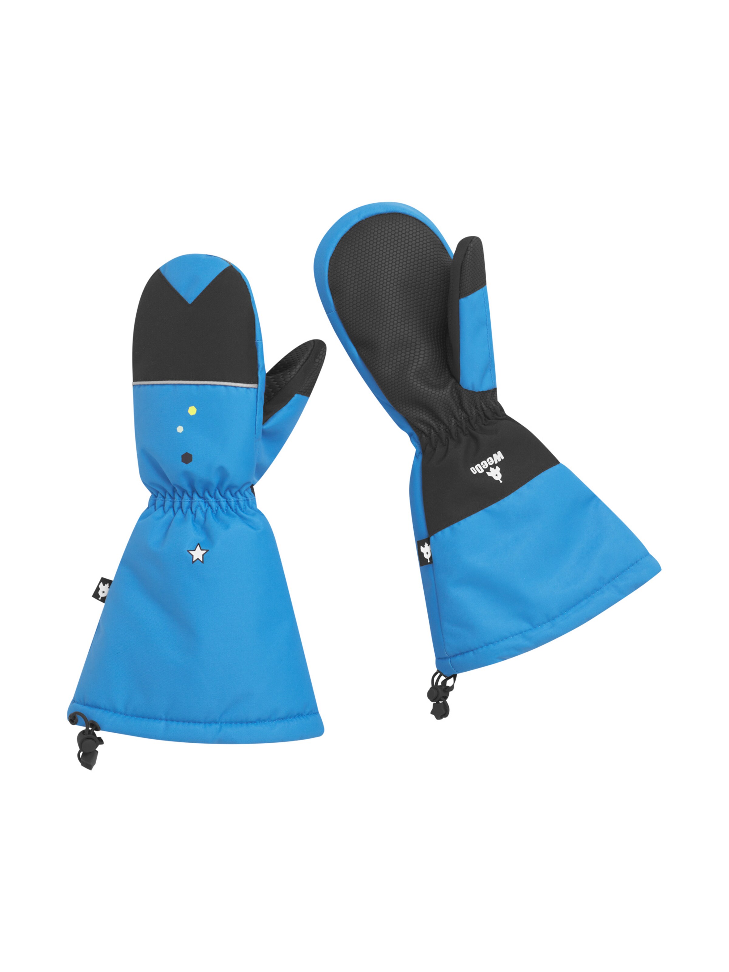 WeeDo Handschoenen 'Rhino' in Blauw: voorkant