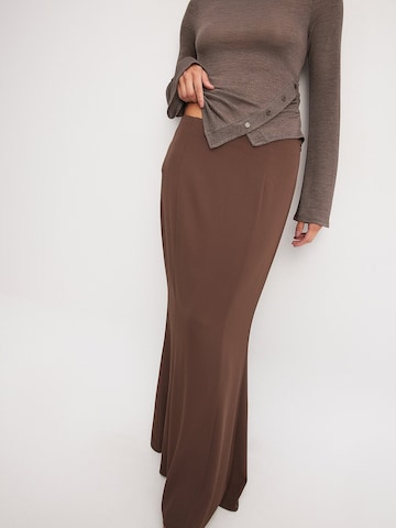 NA-KD Skirt in Brown: front