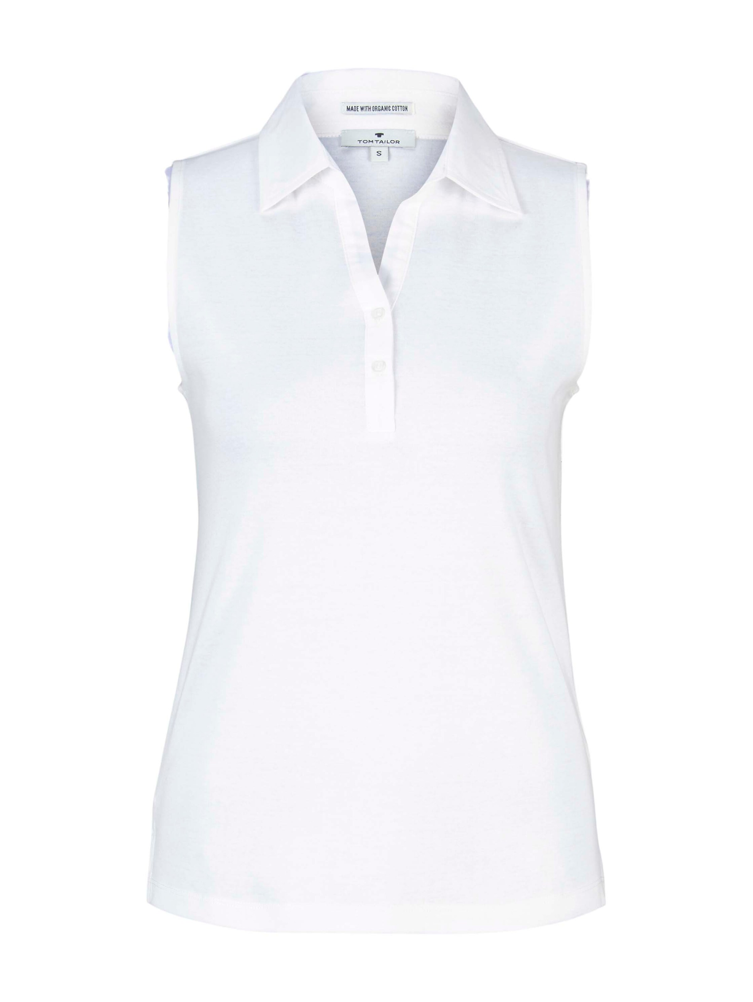 Frauen Shirts & Tops TOM TAILOR Top in Weiß - TG02427 Frauen Shirts & Tops TOM TAILOR Top in Weiß - TG02427