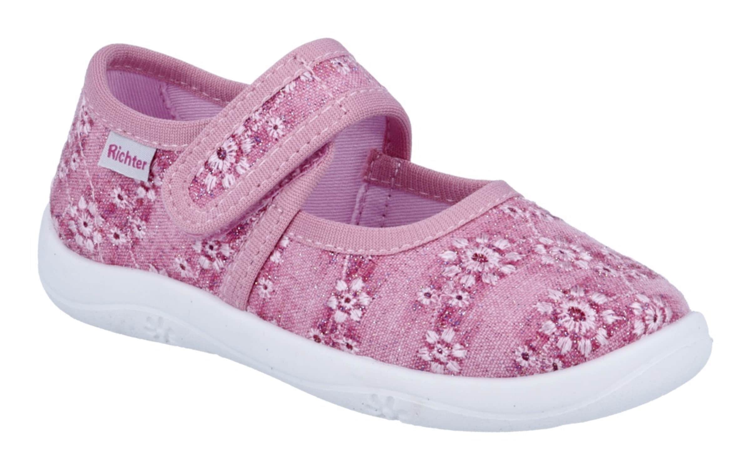 Richter Schuhe Slippers in Pink: front