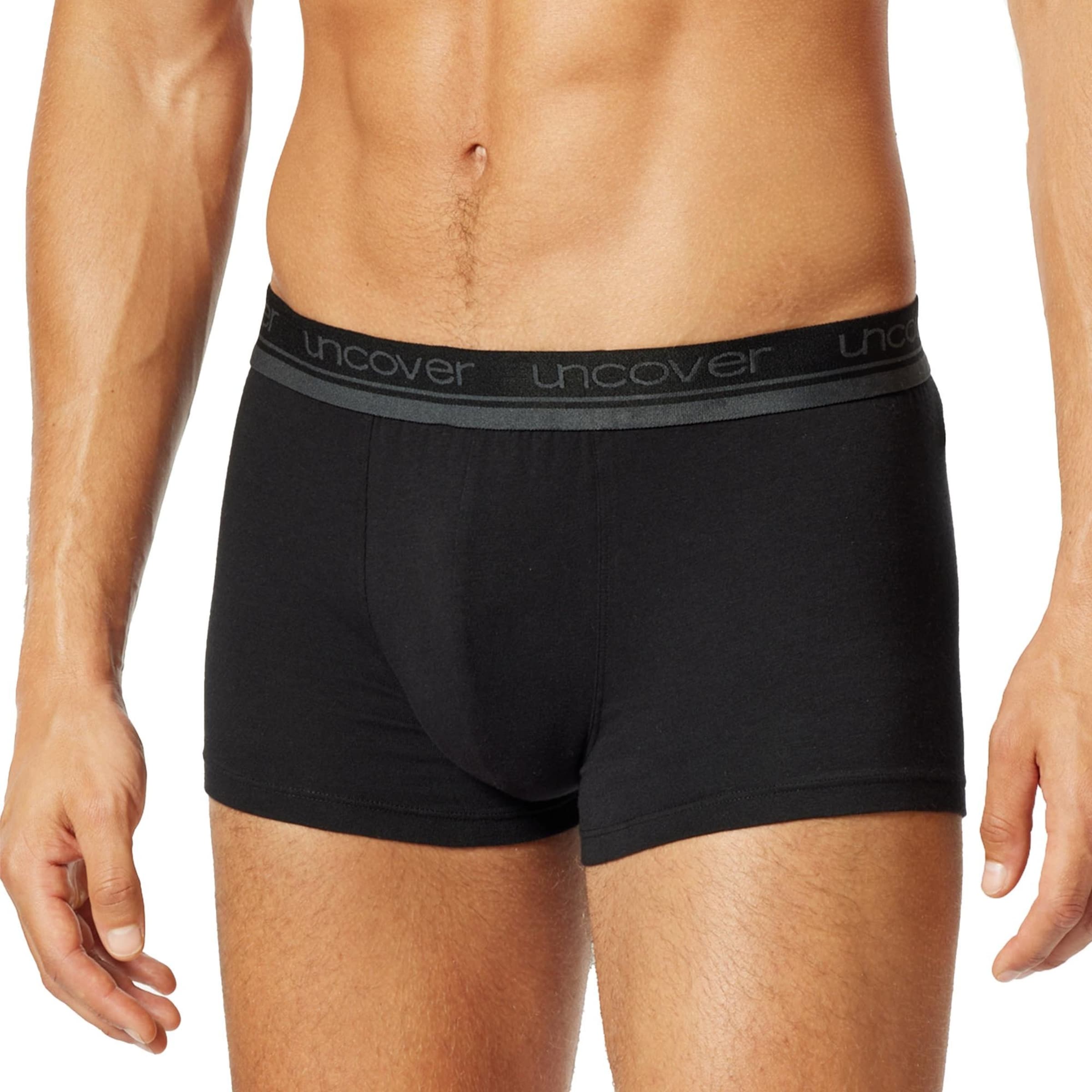 uncover by SCHIESSER Boxer shorts in Black: front