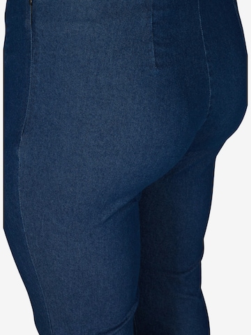 Zizzi - Skinny Jeggings em azul