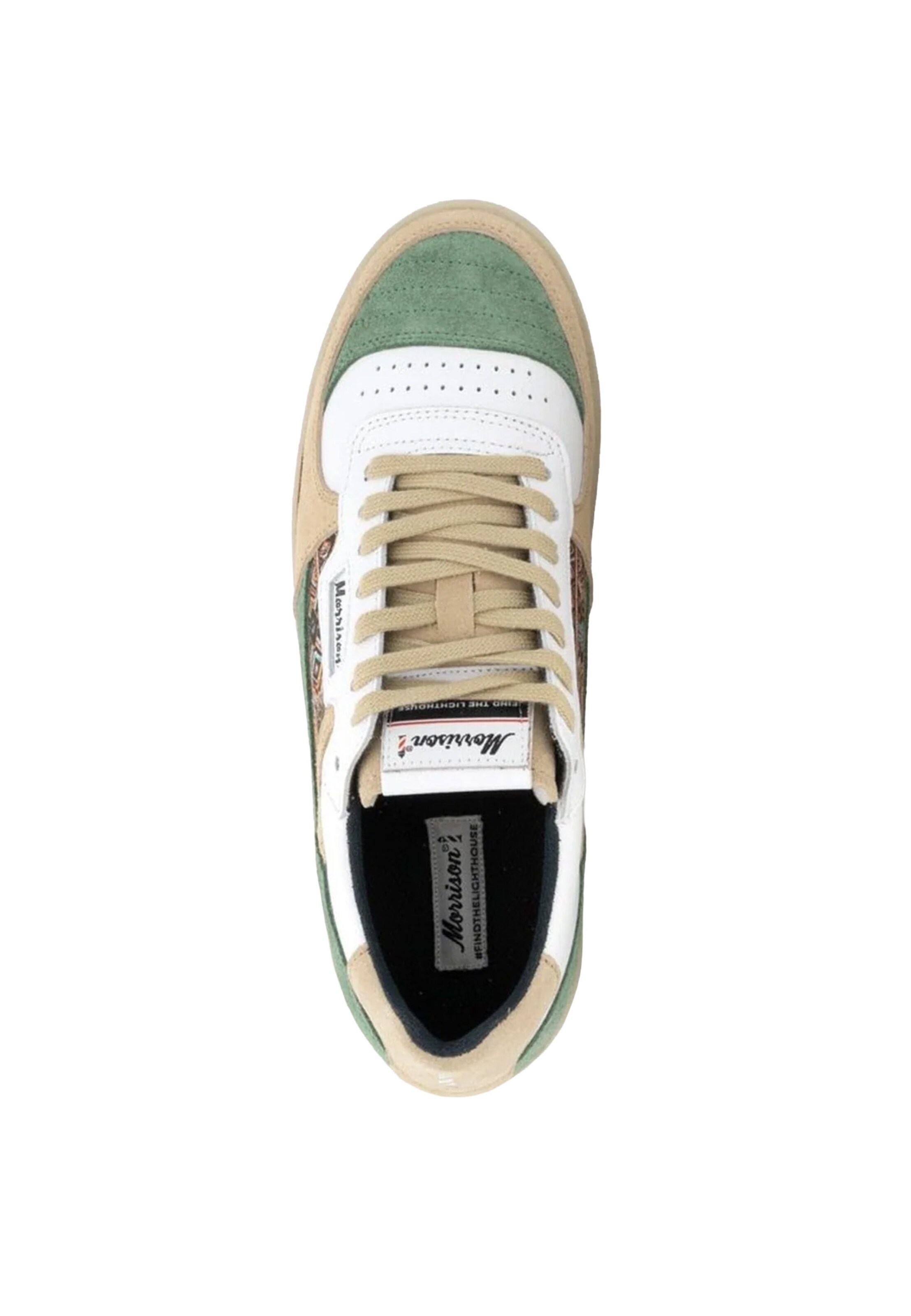 Baskets basses 'Zeta' Morrison en vert