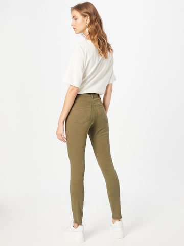 Skinny Jean 'WAUW' ONLY en vert