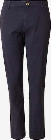 Bruun & Stengade Regular Chinohousut 'Rino' värissä sininen: etupuoli