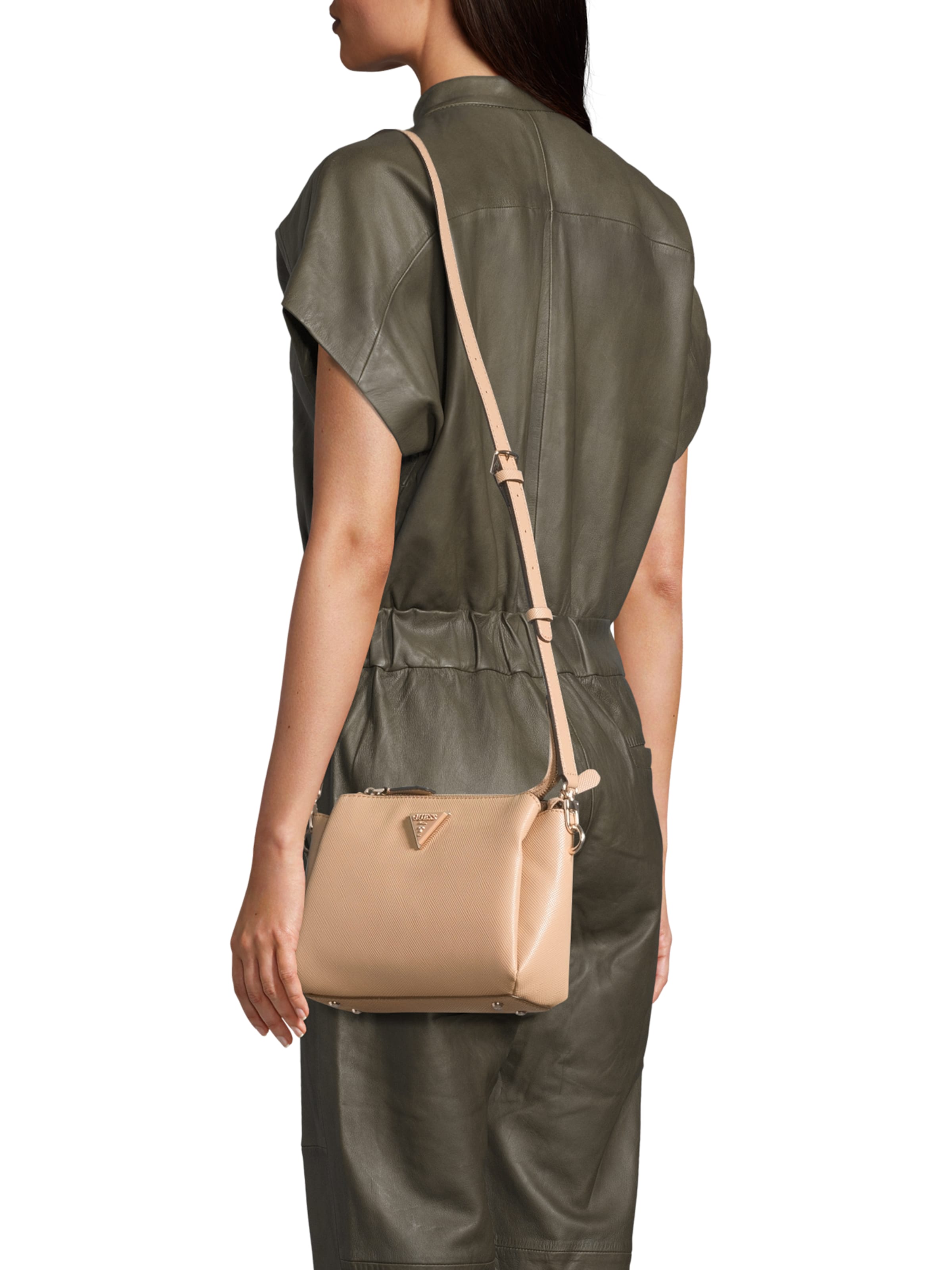 Geantă de umăr 'NOELLE' de la GUESS pe bej: față