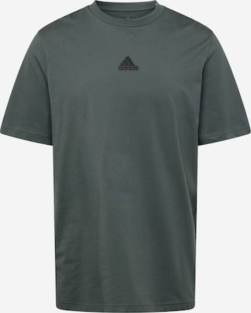 ADIDAS SPORTSWEAR - Camisa funcionais 'FRACTAL' em cinzento: frente