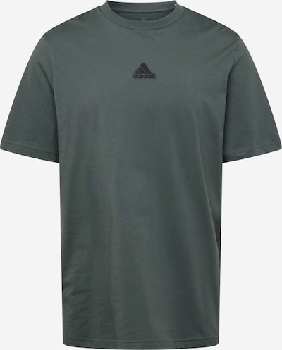ADIDAS SPORTSWEAR Functioneel shirt 'FRACTAL' in de kleur Grijs / Donkergrijs / Pastelgroen, Productweergave