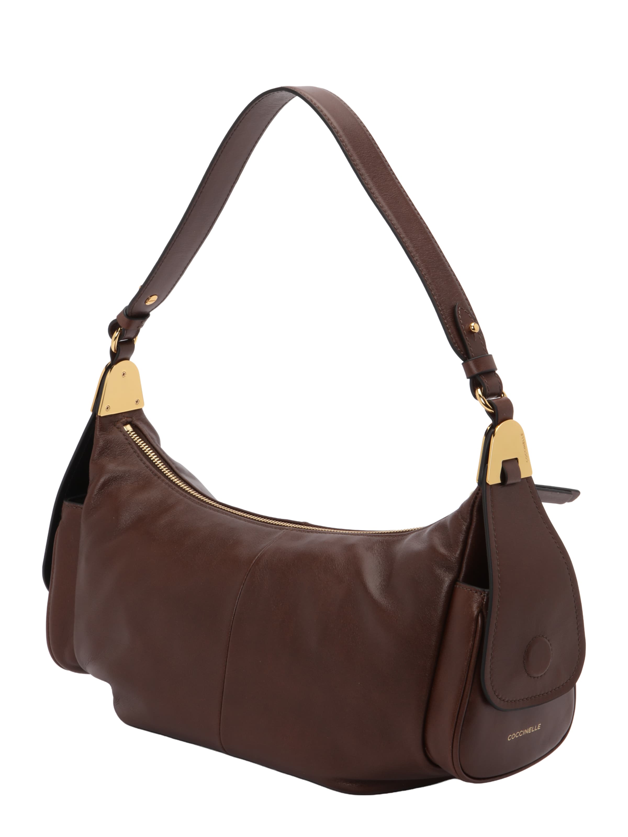 Coccinelle Shoulder Bag 'CAMPUS VINTAGE' in Brown: side