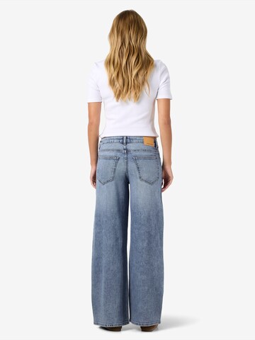 Noisy may Wide leg Jeans 'NMKenzie' in Blauw