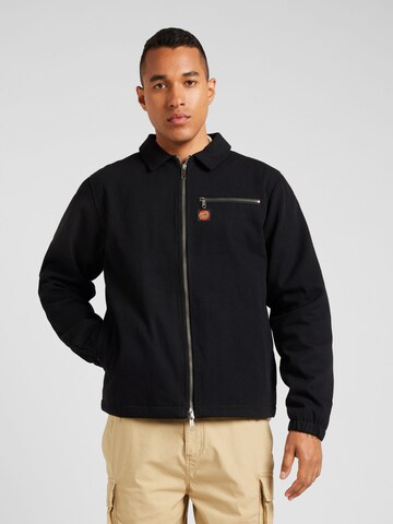 Santa Cruz Sweatjacke 'Truman' in Schwarz: Vorderseite