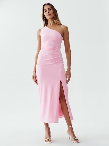 Calli - Vestido de gala 'HAZLE' en rosa: frente