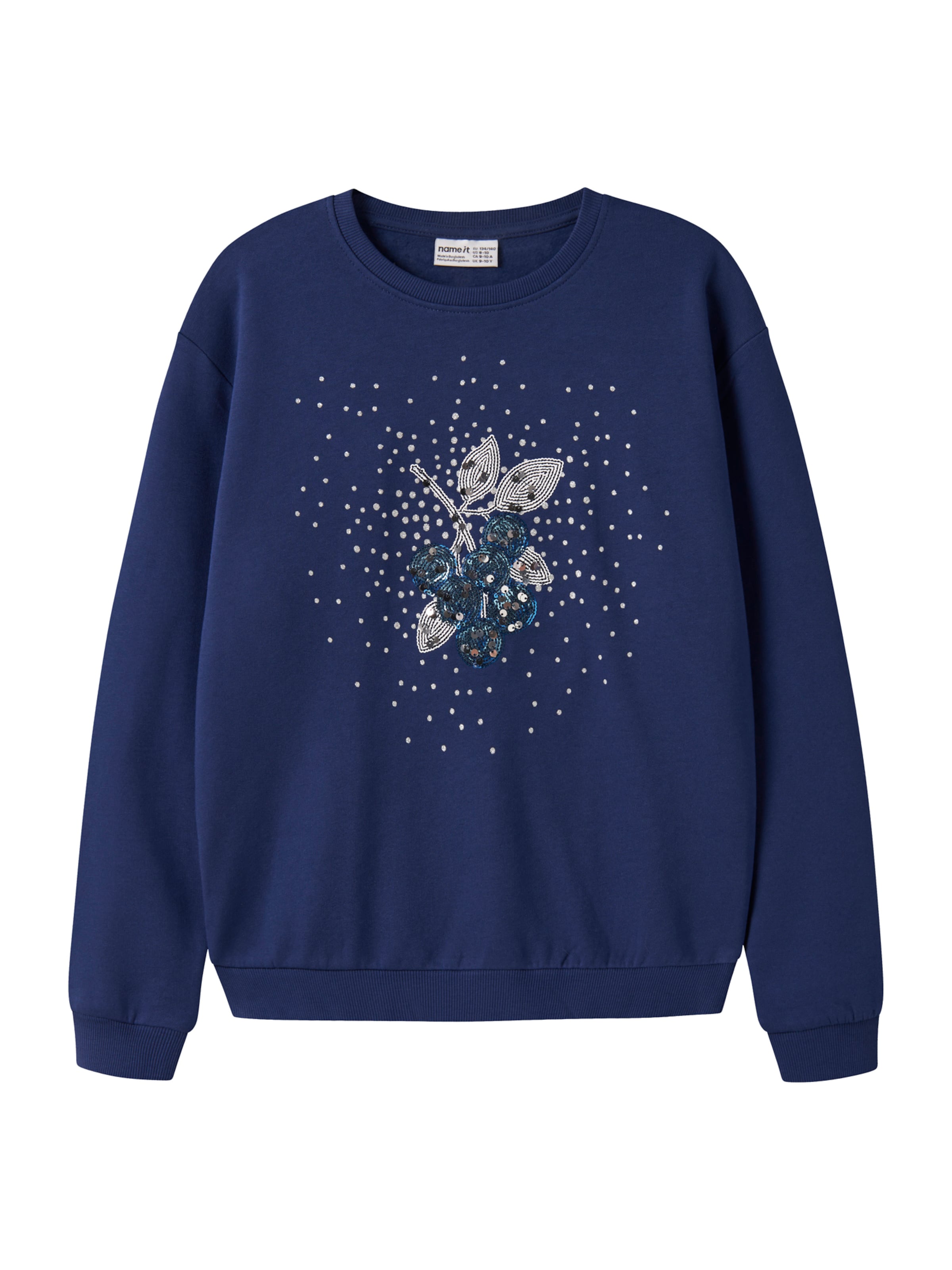 NAME IT Sweatshirt 'NKFNelop' in Blau: Vorderseite