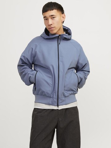 JACK & JONES Tussenjas in Blauw: voorkant