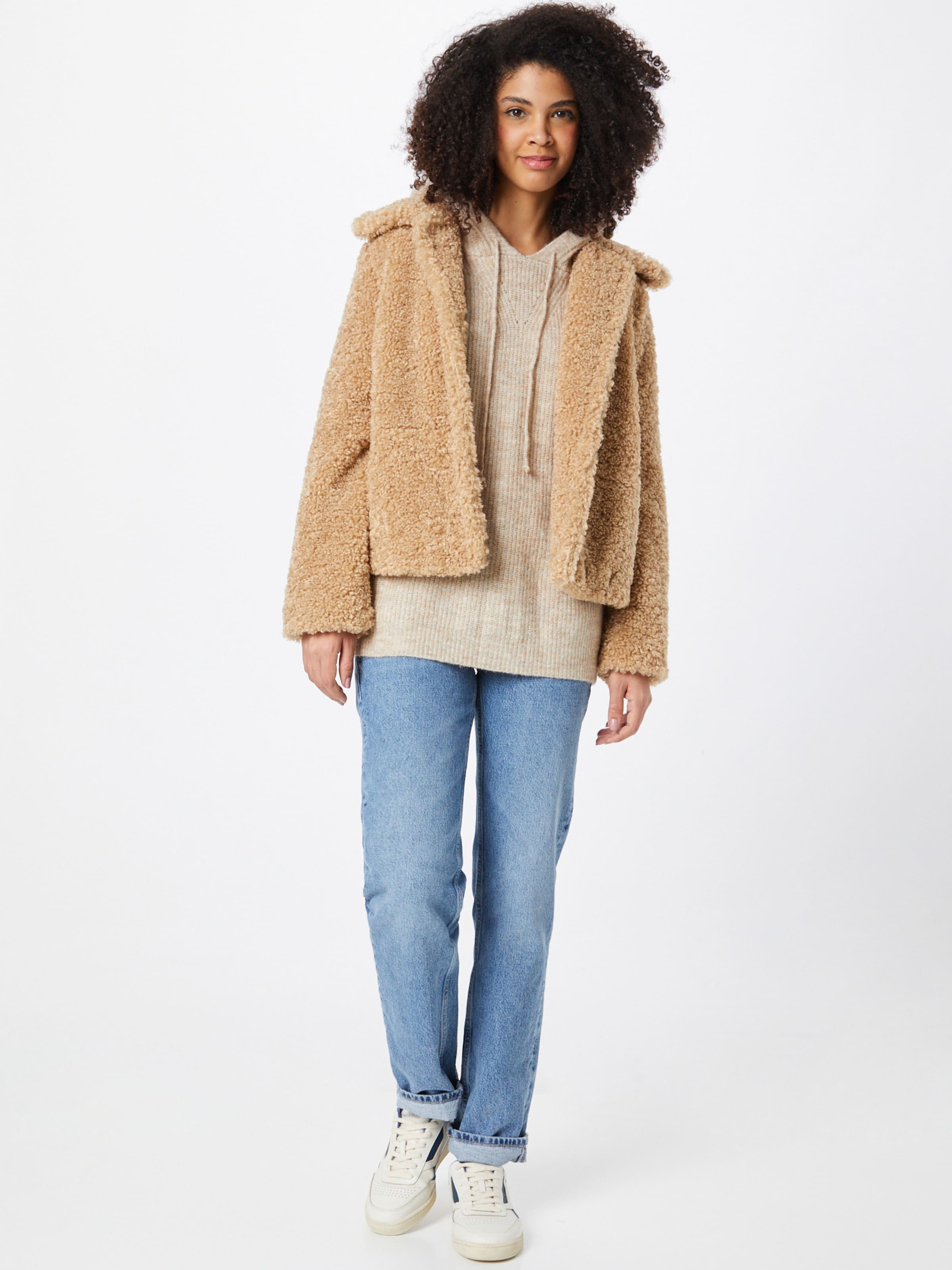 Frauen Große Größen Kaffe Pullover 'Danna' in Braunmeliert - UV53098 Frauen Große Größen Kaffe Pullover 'Danna' in Braunmeliert - UV53098