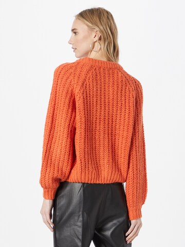 MSCH COPENHAGEN Knit Cardigan in Orange