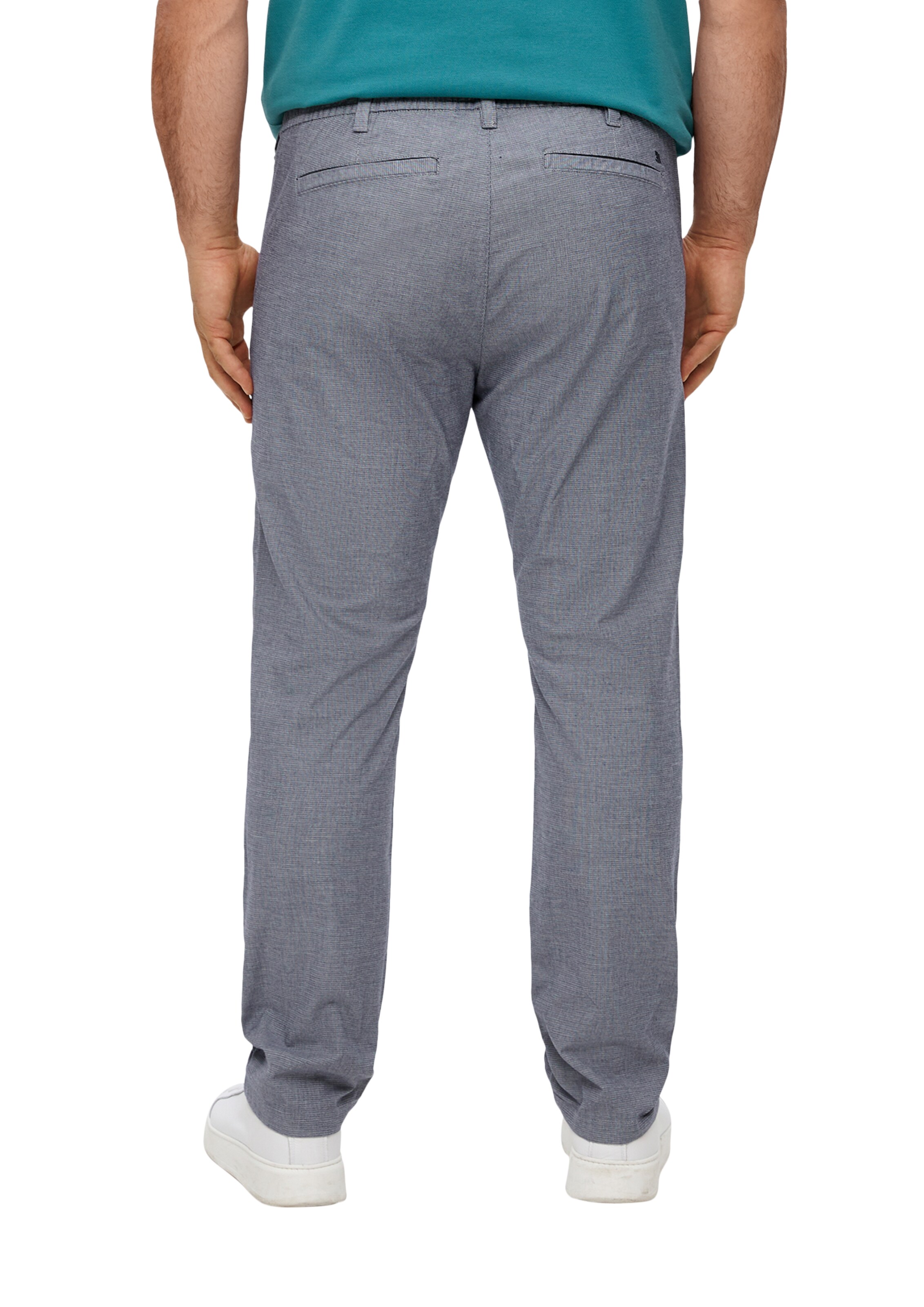 s.Oliver Men Big Sizes Tapered Chino Pants in Grey