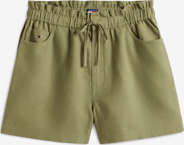 Regular Pantalon 'ESSENTIAL' Tommy Jeans en vert : devant