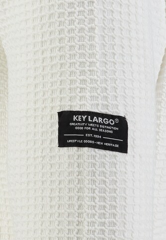 Key Largo Ζακέτα φούτερ ' KLMONEY ' σε λευκό