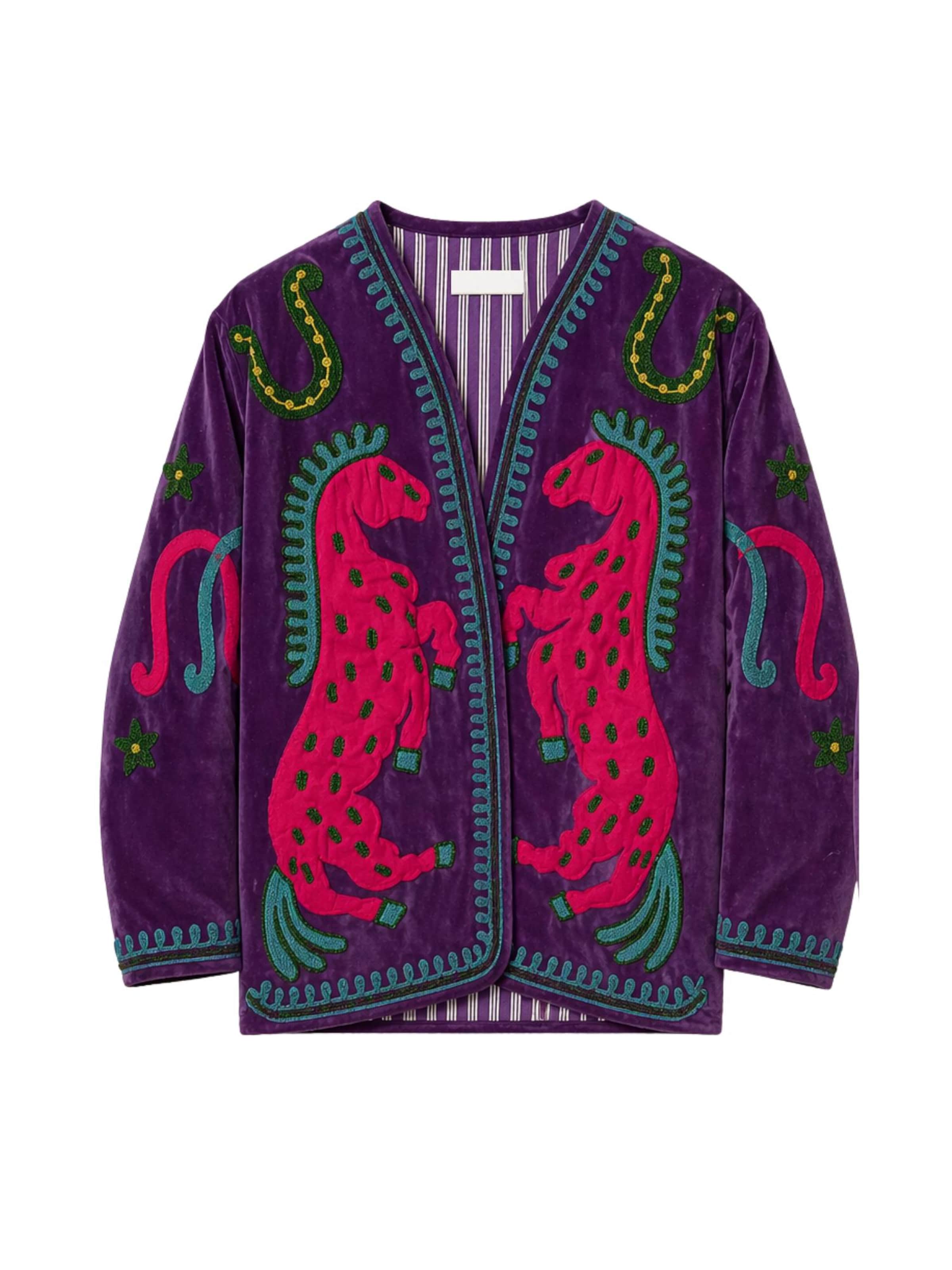 ASHINDIA Between-Season Jacket 'Susi' in Purple: front