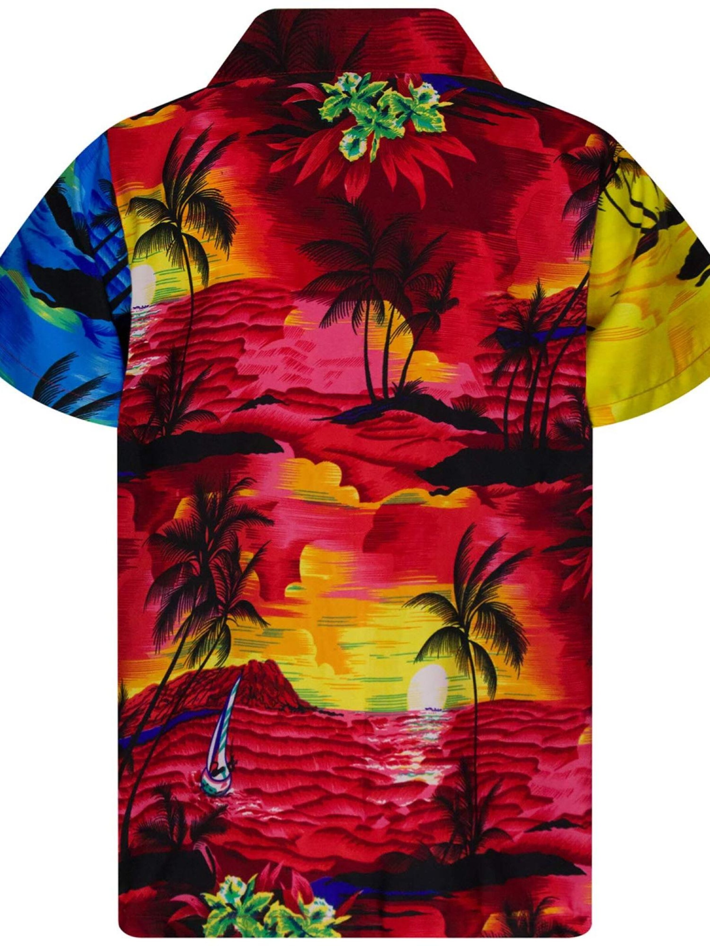 King Kameha Regular Fit Hemd 'Surf'‌‌‌‌‌‌‌ in Mischfarben