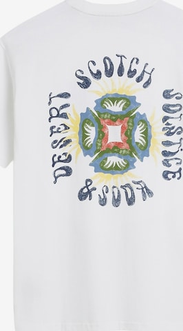Maglietta di SCOTCH & SODA in bianco: frontale