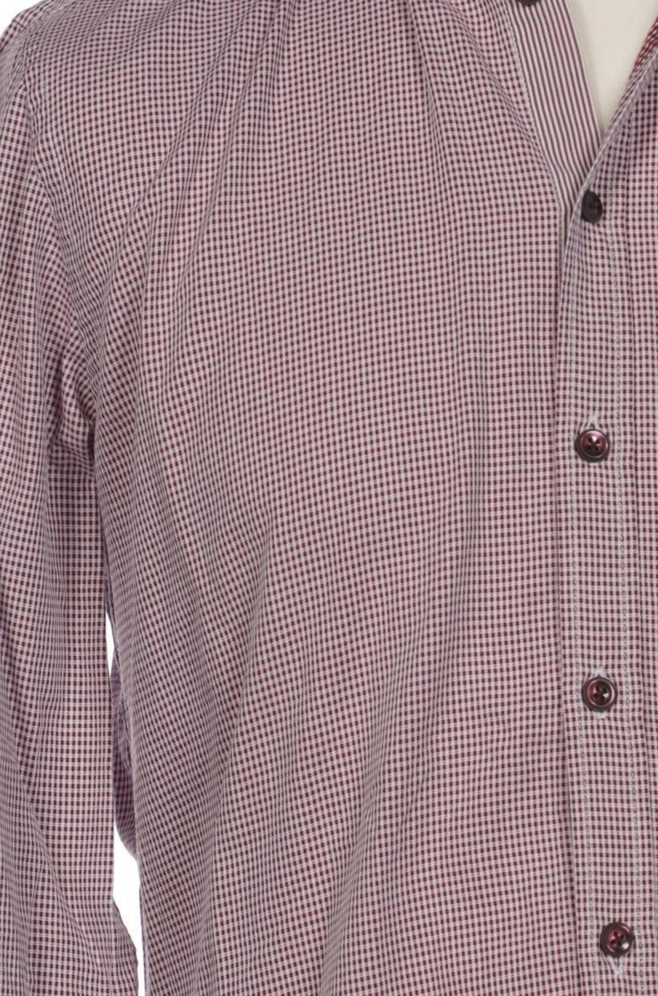 STRELLSON Button Up Shirt in M in Red