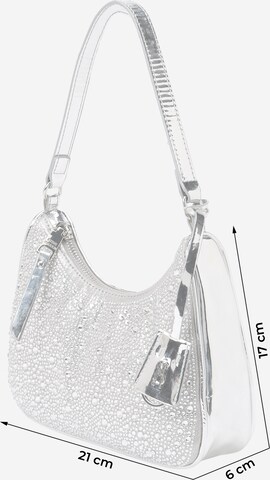 STEVE MADDEN Schultertasche 'MARTA' in Silber