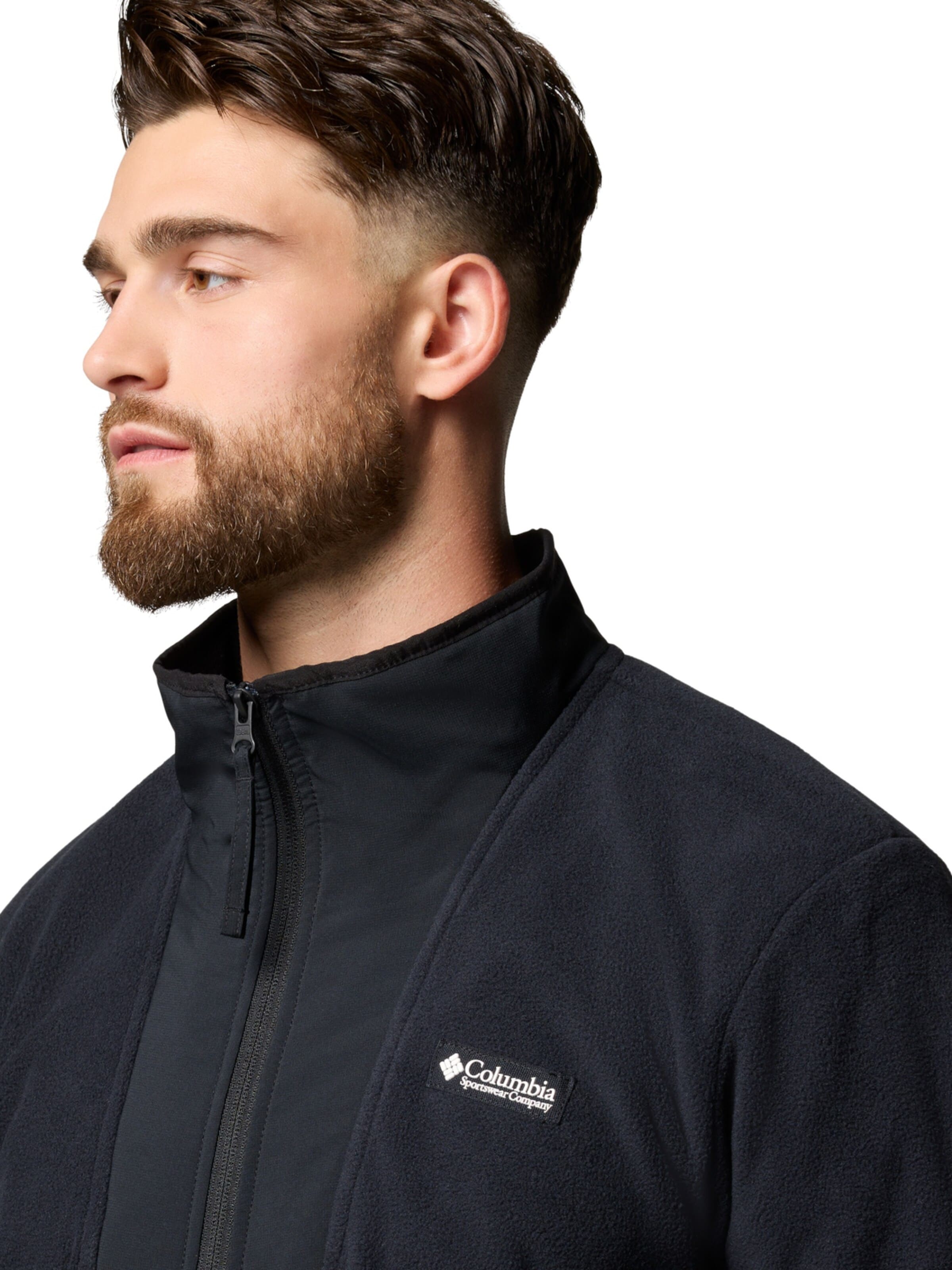 COLUMBIA Fleece jas 'Columbia Sequoia Grove Half Zip Fleece' in Zwart