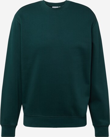 WEEKDAY Sweatshirt i grønn: forside