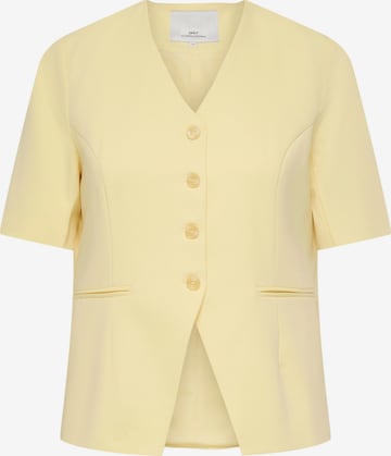 Blazer 'CARLaminas' di ONLY Carmakoma in giallo: frontale