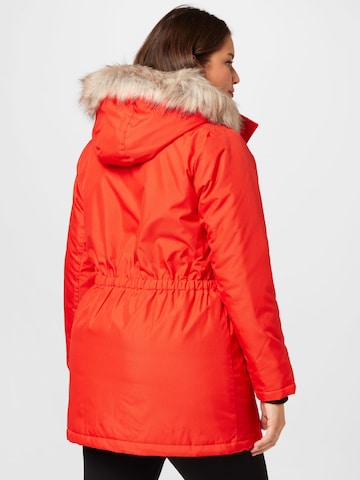 Parka d’hiver 'IRENA' ONLY Carmakoma en rouge